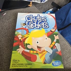 Hasbro Chutes and Ladders Game - Vibrant Yellow and Red